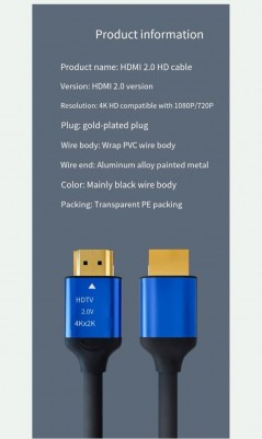 Photo of Cavi HDMI 4K 1.5mt | Nero - PRC