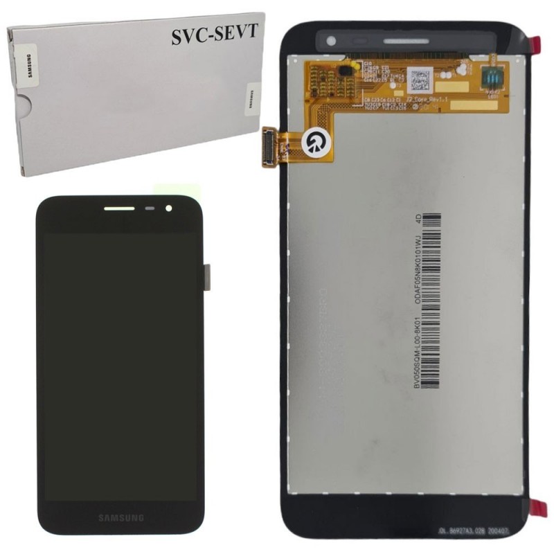 Samsung SERVICE PACK Display LCD ORIGINALE Per Galaxy J2 Core 2018 / 2020 J260 | Nero