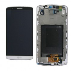 Foto di LG SERVICE PACK Display LCD ORIGINALE + Frame Per G3 D855 | Bianco - LG