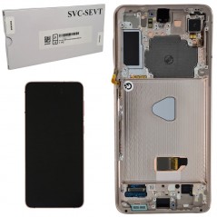 Discover Samsung Service Pack Lcd + Frame (SENZA CAMERA) Per Galaxy G996 S21 Plus 5G | Viola details