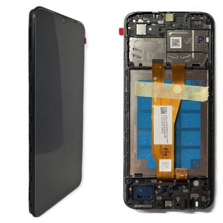 Samsung Service Pack Original LCD Display + Frame For Galaxy A032 A03 Core 2022 | Black