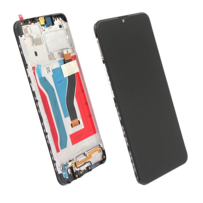 Samsung Service Pack Original LCD Display + Frame For Galaxy A107 A10S | Black