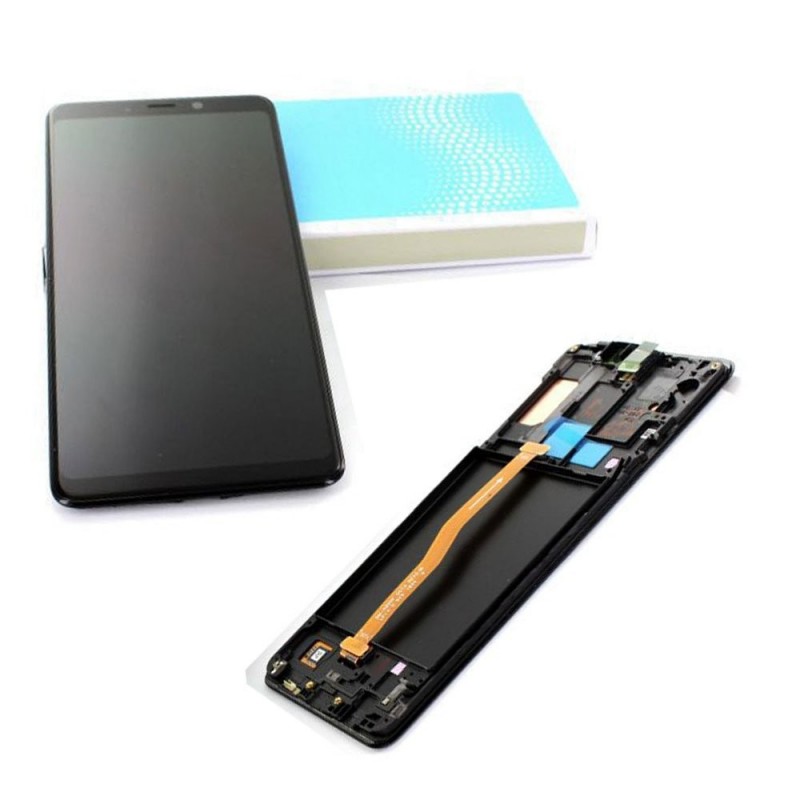 Samsung Service Pack Original LCD Display + Frame For Galaxy A920 A9 2018 Black