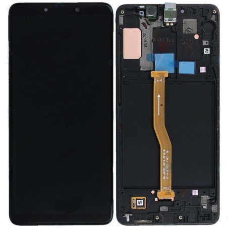 Samsung Service Pack Lcd with Frame for Galaxy A920 A9 2018 Black