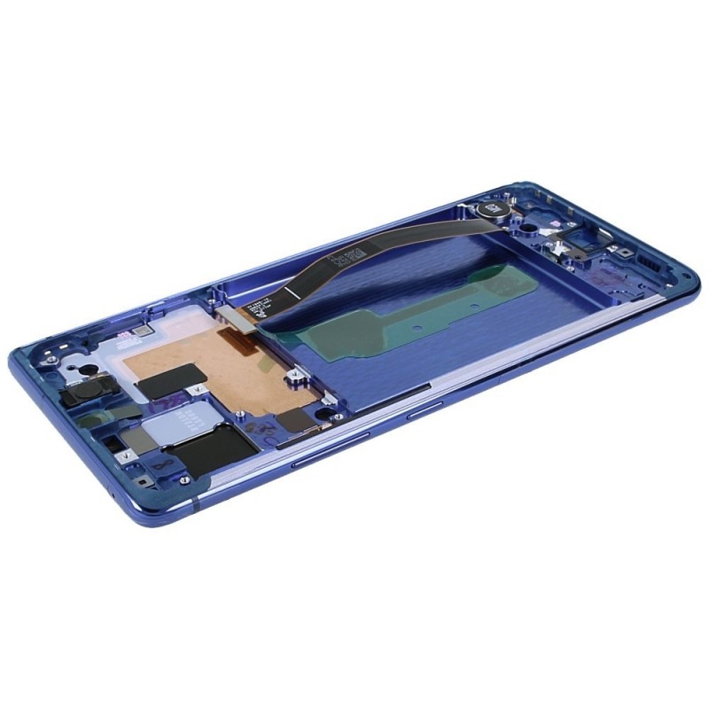 Samsung SERVICE PACK Display LCD ORIGINALE + Frame Per Galaxy G770 S10 LITE | Blue