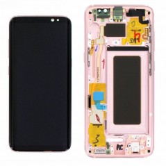 Scopri Samsung SERVICE PACK Display LCD ORIGINALE + Frame Per Galaxy G950 S8 | Pink in dettaglio