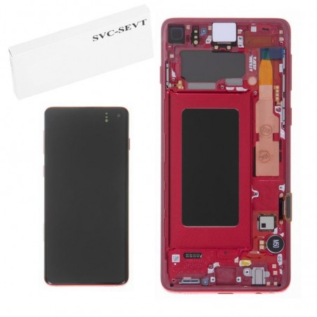 Samsung Samsung Service Pack Lcd for Galaxy G973 S10 | Cardinal Red for sale