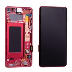 Discover Samsung Service Pack Lcd for Galaxy G973 S10 |&nbsp;Cardinal Red details