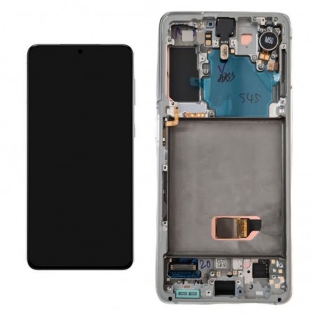 Immagine prodotto Samsung SERVICE PACK Display LCD ORIGINALE + Frame Per Galaxy G991 S21 5G | Bianco