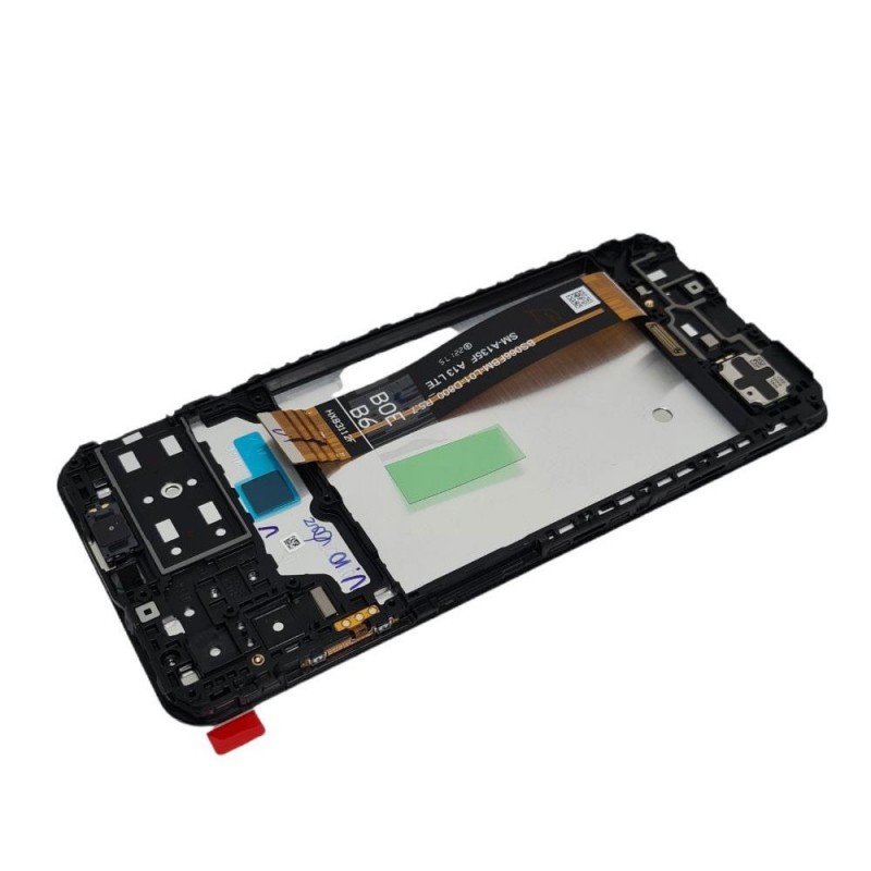 Samsung Service Pack Original LCD Display + Frame For Galaxy M135 M13 | Black