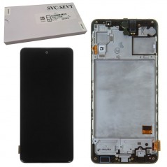 Acquista Samsung SERVICE PACK Display LCD ORIGINALE + Frame Per Galaxy M31S M317 | Nero su Smartness