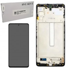 Samsung Samsung Service Pack Display LCD + Frame Per Galaxy M52 5G SM-M526 | Nero for sale