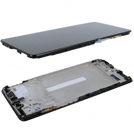 Samsung Service Pack Display LCD + Frame Per Galaxy M52 5G SM-M526 | Nero