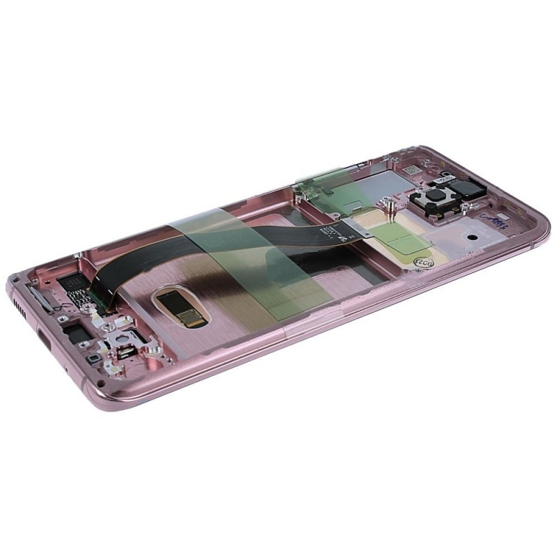 Samsung Service Pack Original LCD Display + Frame For Galaxy S20 4G G980 5G G981 | Rose