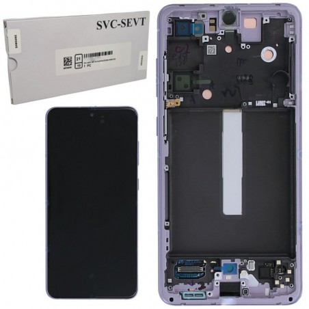 Acquista Samsung SERVICE PACK Display LCD ORIGINALE + Frame Per Galaxy S21 FE 5G G990B | Viola in vendita