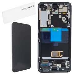 Compra Samsung SERVICE PACK Display LCD ORIGINALE + Frame Per Galaxy S901 S22 5G | Graphite Gray online