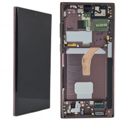 Buy Samsung Service Pack LCD Display for Galaxy S908 S22 Ultra 5G | Burgundy online