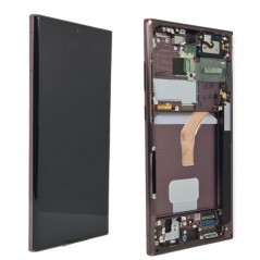 Samsung Samsung Service Pack LCD Display for Galaxy S908 S22 Ultra 5G | Burgundy for sale