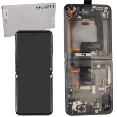Samsung Samsung Service Pack Display LCD + Frame Per Galaxy Z Flip 4 5g SM-F721 | Nero for sale