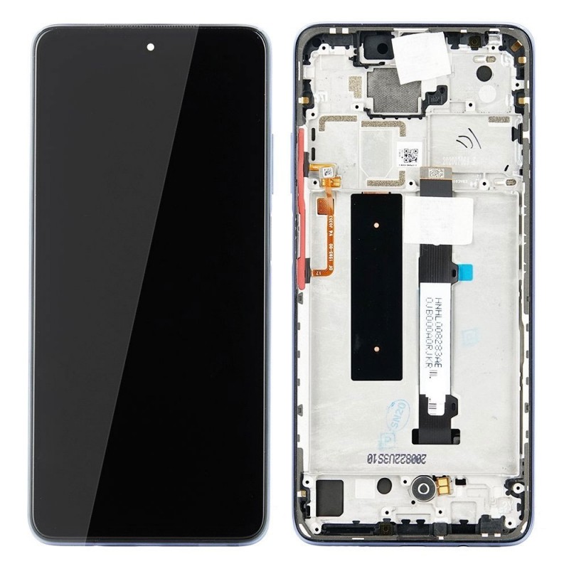 Xiaomi Service Pack Original LCD Display + Frame For MI 10T Lite M2007J17G | Blue