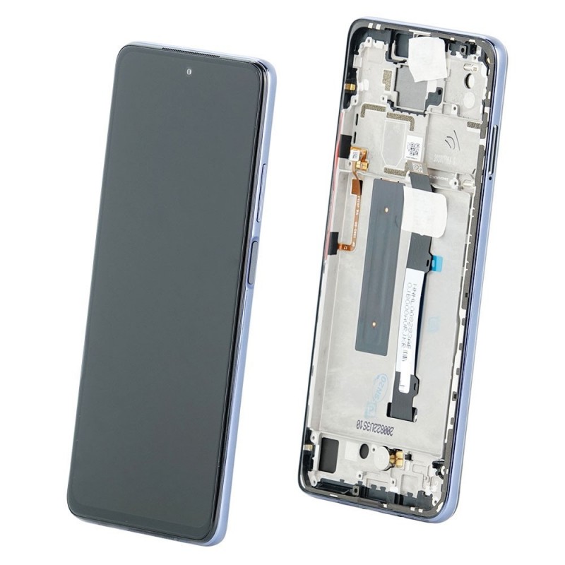 Xiaomi Service Pack Original LCD Display + Frame For MI 10T Lite M2007J17G | PEARL GRAY TARNISH