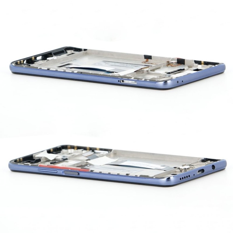 Xiaomi Service Pack Original LCD Display + Frame For MI 10T Lite M2007J17G | PEARL GRAY TARNISH