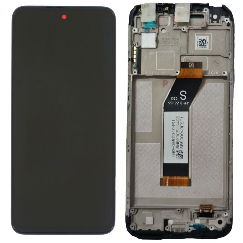 Xiaomi Service Pack Original LCD Display + Frame For Redmi 10 2022 | Black