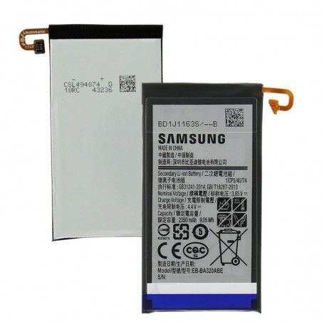 Discover Samsung Service Pack Battery EB-BA320ABE Genuine for Galaxy A3 2017 A320 details