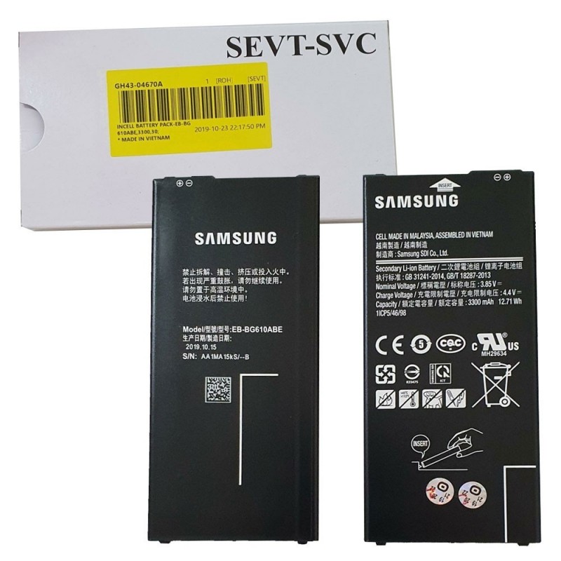 Samsung Service Pack Batteria EB-BG610ABE Originale per Galaxy J4 PLUS J415 - J6 PLUS J610
