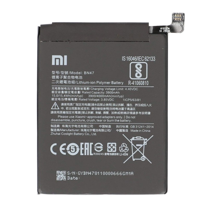 Xiaomi Original BN47 Battery Service Pack for Mi A2 Lite - Redmi 6 Pro