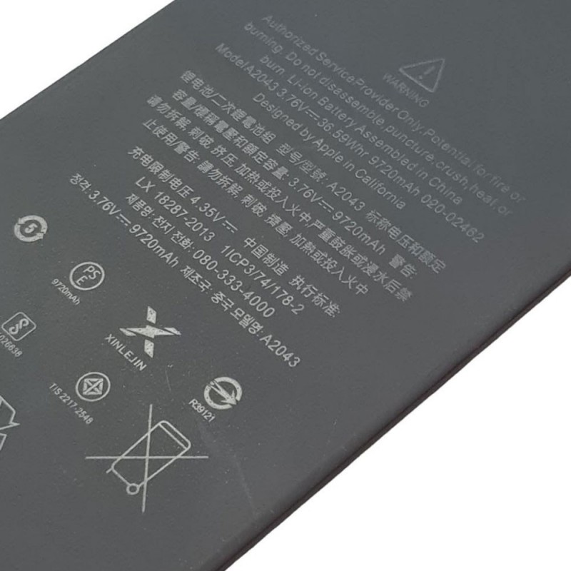 Batteria Compatibile per Apple iPad Pro da 12.9 pollici 3a/4a generazione A1876 A2014 A1895 A1983 |A2043 - 9720mAh