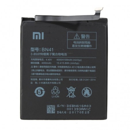 Product image Replacement Battery for Xiaomi REDMI NOTE 4 | BN41
