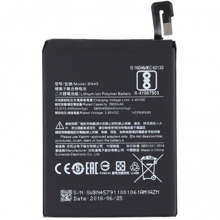 Product image Batteria Compatibile per Xiaomi Redmi Note 5 | Redmi Note 6 PRO | BN45 | BN48