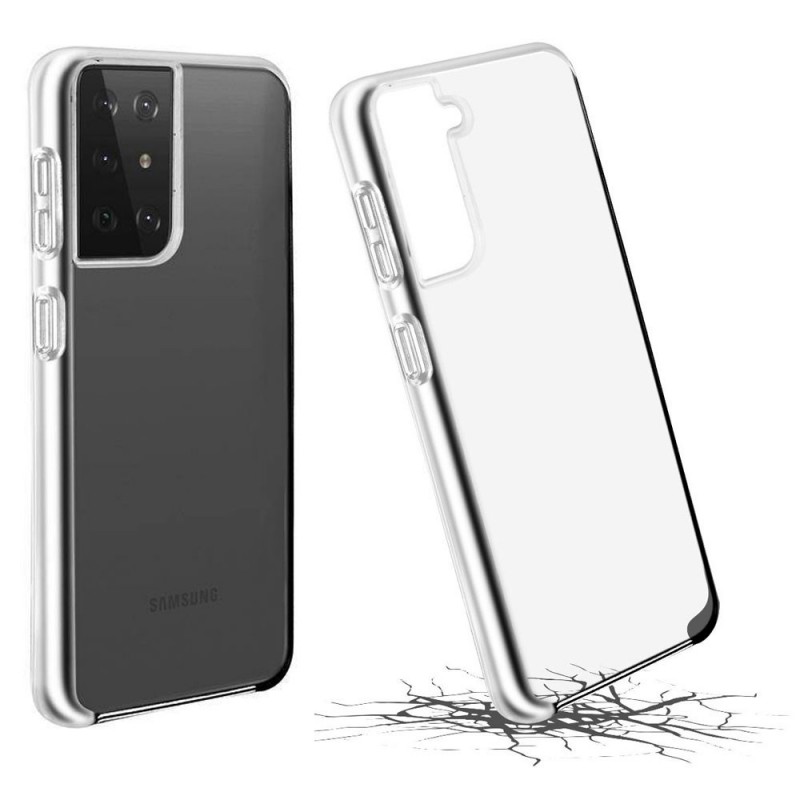 Puro Cover PC+TPU Impact Clear Case For Samsung Galaxy S21 ULTRA SM-G998 | Transparent