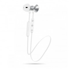 Puro BTIPHF08 Stereo Bluetooth Magnet Pod Earphones | Black and White