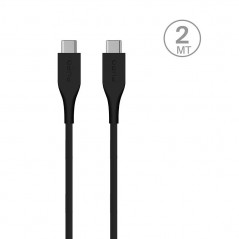 Acquista Puro Cavo in TPE PLAIN da USB Type-C a Type-C 2.0 - 2mt | Nero e Bianco su Smartness