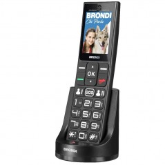 Acquista BRONDI Amico Fidato Cellulare Senior DualSim Fotocamera 1,3 MP Controllo Remoto | Nero in vendita