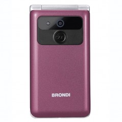 Scopri BRONDI Amico Prezioso Telefono Cellulare Senior DualSim Fotocamera 1.3 MP Controllo Remoto | Viola in dettaglio