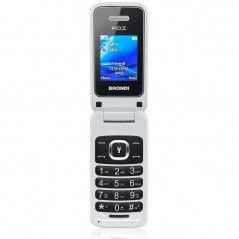 Brondi Brondi FOX GSM Quadri Band Telefono Cellulare A Conchiglia Dual Sim | Bianco for sale