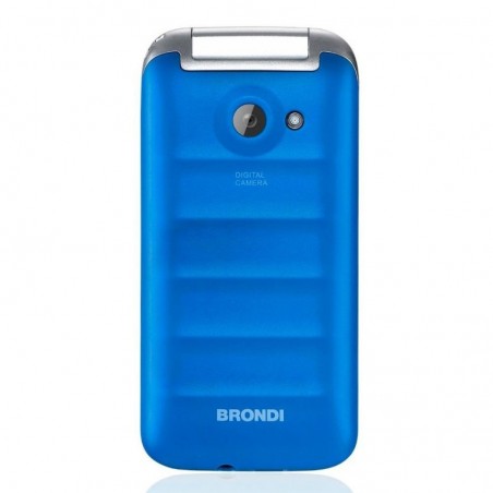 BRONDI FOX GSM Quad Band Dual Sim Flip Cell Phone | Blue