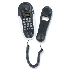 Photo of Brondi KENOBY CID Telefono Fisso Display Identificativo del Chiamante | Bianco e Grigio - Brondi