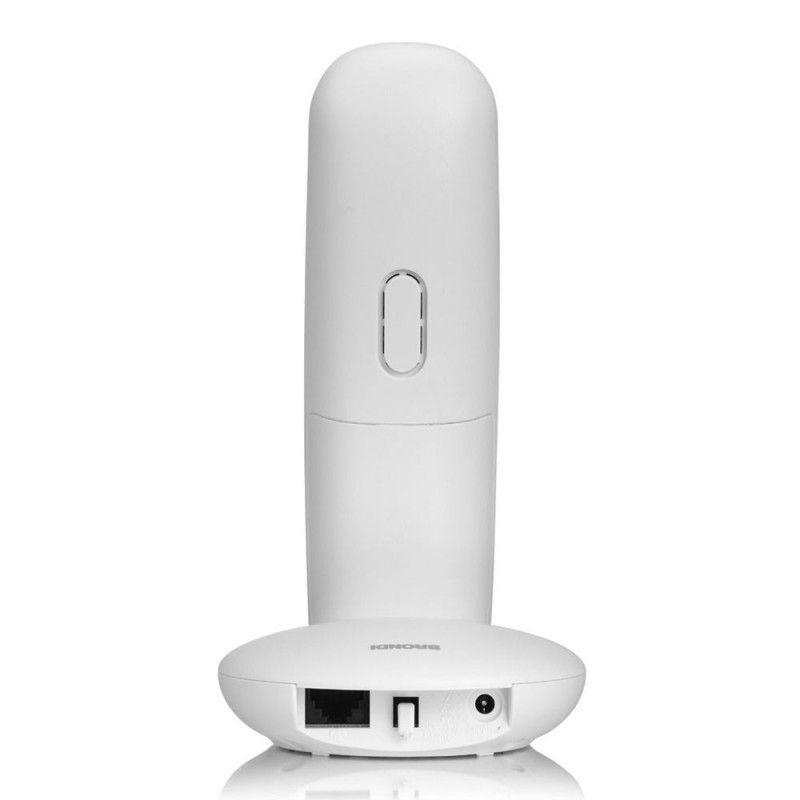 Brondi LOTUS Cordless Phone, Hands-Free, Eco-Dect, Alarm Clock, Address Book | White