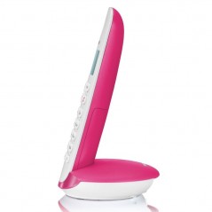 Photo of Brondi LOTUS Telefono Cordless Vivavoce Eco Dect Sveglia Rubrica | Bianco e Magenta - Brondi
