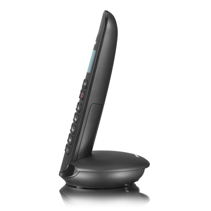 Brondi LOTUS Telefono Cordless Vivavoce Eco Dect Sveglia Rubrica | Nero