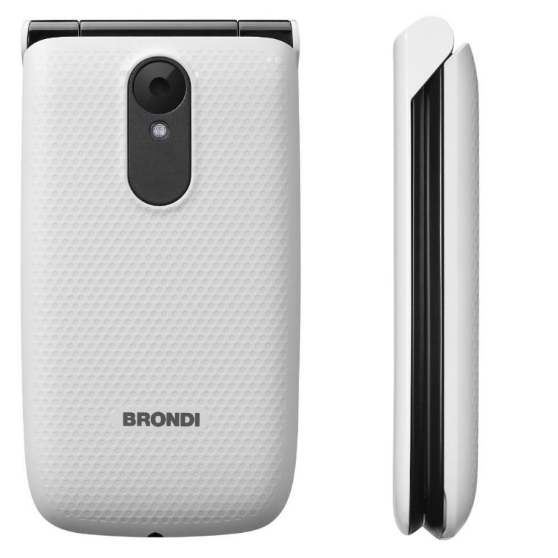 Brondi MAGNUM 4 GSM Quad Band Cell Phone with Maxi Display, Dual Sim, Camera | White Brondi MAGNUM 4 GSM Quad Band Cell Phone with Maxi Display, Dual Sim, Camera | White