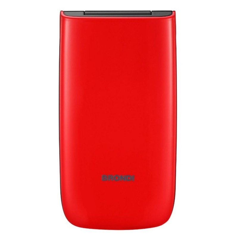 Brondi MAGNUM 4 GSM Quad Band Cell Phone with Maxi Display, Dual Sim, Camera | Red