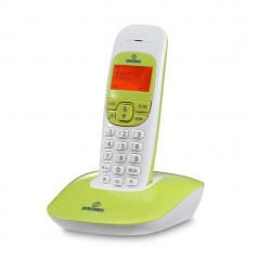 Photo of Brondi NICE Telefono Cordless Design Volume Regolabile Display Grande | Bianco e Verde - Brondi