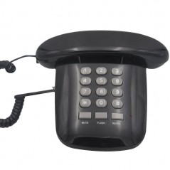 Product image Brondi SOLE Telefono Fisso Tasti Comodi Rubrica con 10 Numeri | Nero
