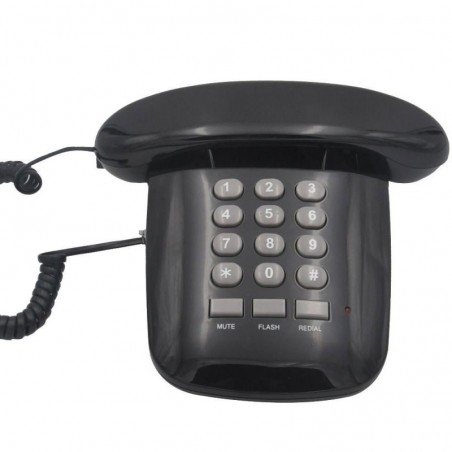Product image Brondi SOLE Telefono Fisso Tasti Comodi Rubrica con 10 Numeri | Nero