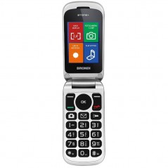 Acquista Brondi STONE+ Cellulare Ultra Sottile Dual Sim Fotocamera da 1.3Mp con LED FLASH | Bianco su Smartness